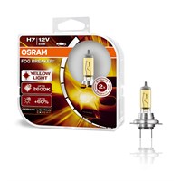 OSRAM H7 55W +60% FOG Դեղին,Plastic, Զույգ 62210FBR