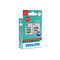 PHILIPS LED W21W 12V 12838 RED X2