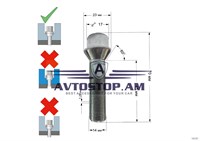 ԲՈԼՏ անիվի M14x1,25x45 կոնուս, K=17, ցին 077177 (C17F45)